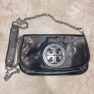 *SOLD* Torch Burch black crossbody/clutch